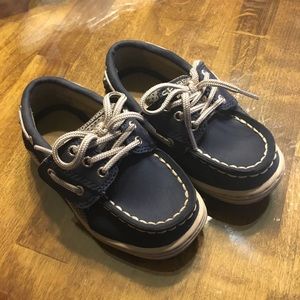 Sperry boys blue Velcro shoe